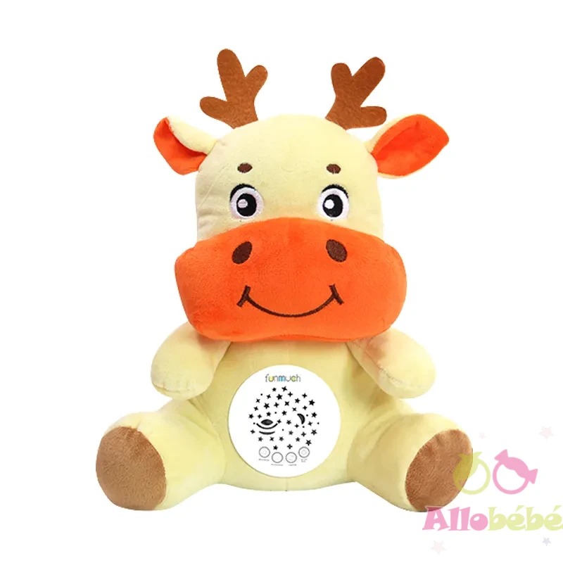 vache peluche projection
