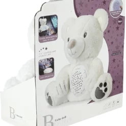 Peluche Veilleuse Ourson Blanc Projecteur - Funmuch