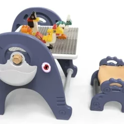 Bureau éléphant Table de travail pour enfants avec chaise 3+
