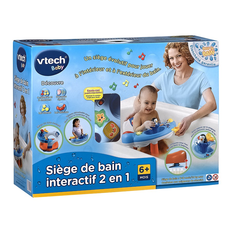 VTECH BABY Transat - Anneau VTECH BABY - Jouet de Bain - Super