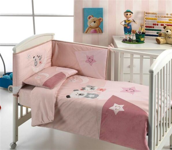 Mora : tour de lit + oreiller + couette-0