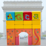 alphabet en bois