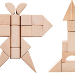 Onshine - Blocks Bois couleur naturelle 100 pcs-6145