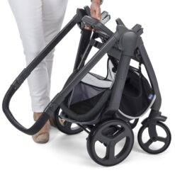 Chicco - Pack poussette trio Style Go up Crossover - Pure black -6364