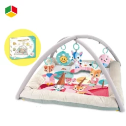 Tapis Comfy play gym dés la naissance - Rose