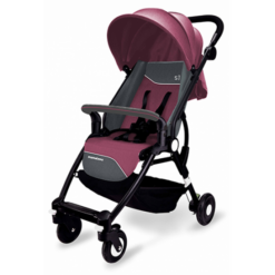 poussette pocket alumium rose
