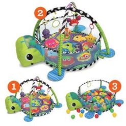 Ludi Tapis d'eveil 3en 1 Tortue + 30 Balles-12385