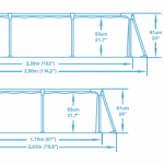 Piscine gonflable rectangulaire Bestway Steel Pro avec cadre en acier