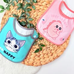 Pack de 2 Bavoirs Ludiques : Compagnons Idéals pour Tétées et Repas