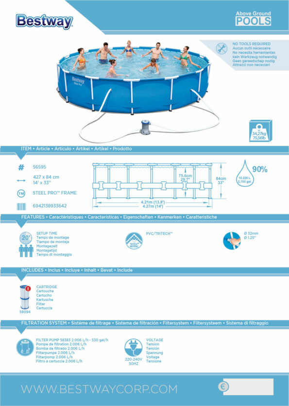 Piscine STEEL PRO™ – BESTWAY-6826
