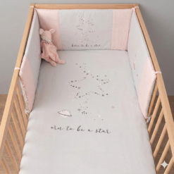 Tour de lit bébé en coton – Protection et douceur pour bébé