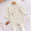 Grenouillère Bébé en Coton Organique - Caramell