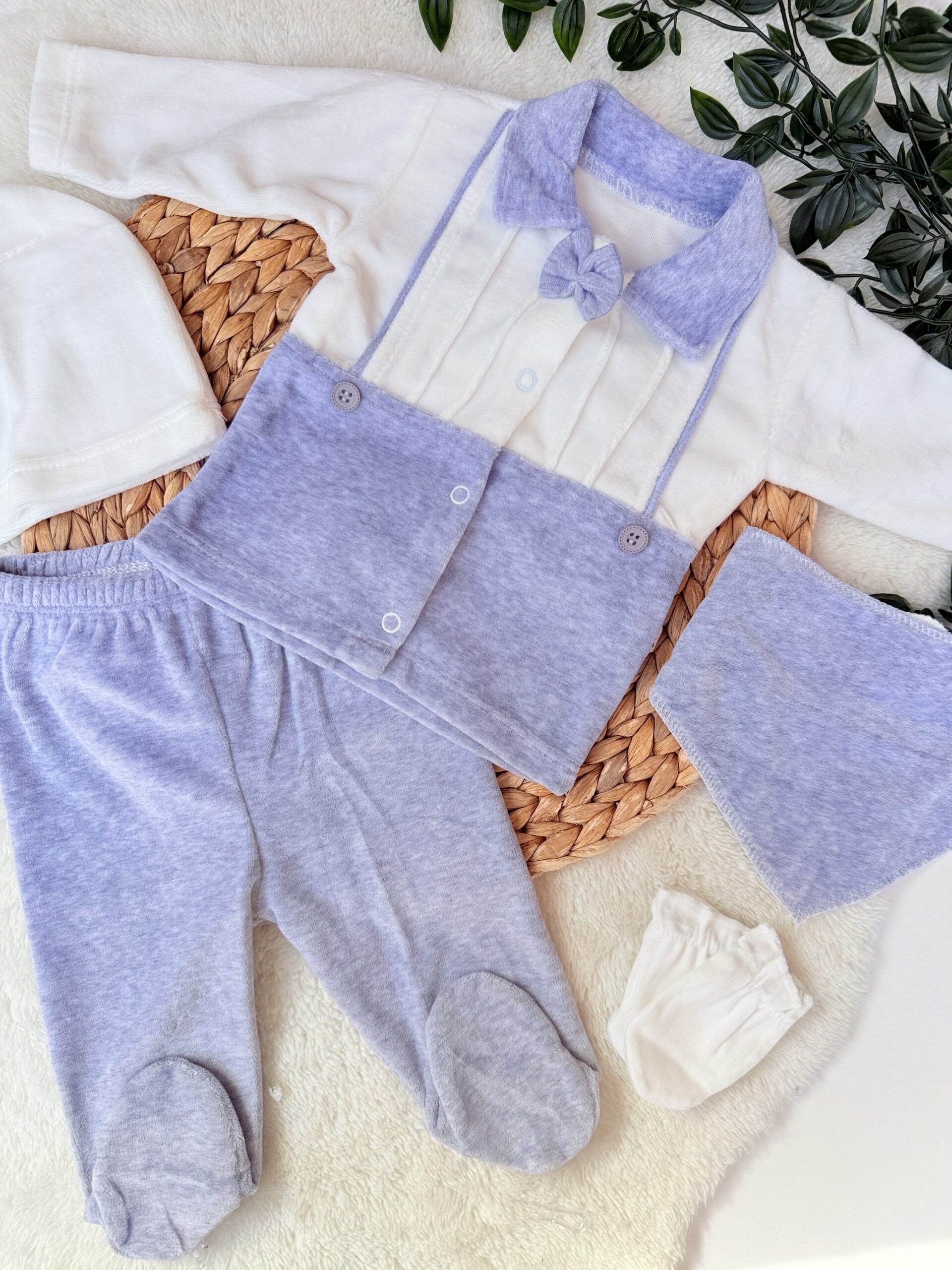 Pack Naissance 5 Pcs Bébé confort velours 0-3mois