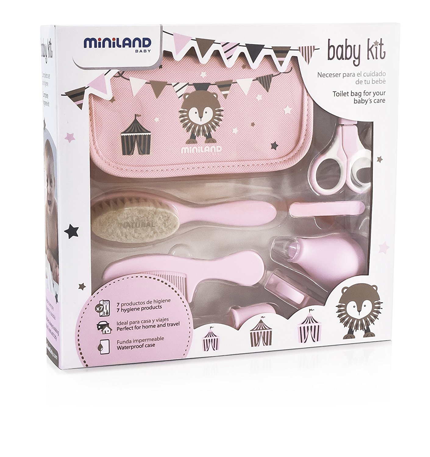 Trousseau de Soins Baby Kit Rose 0m+ - Miniland