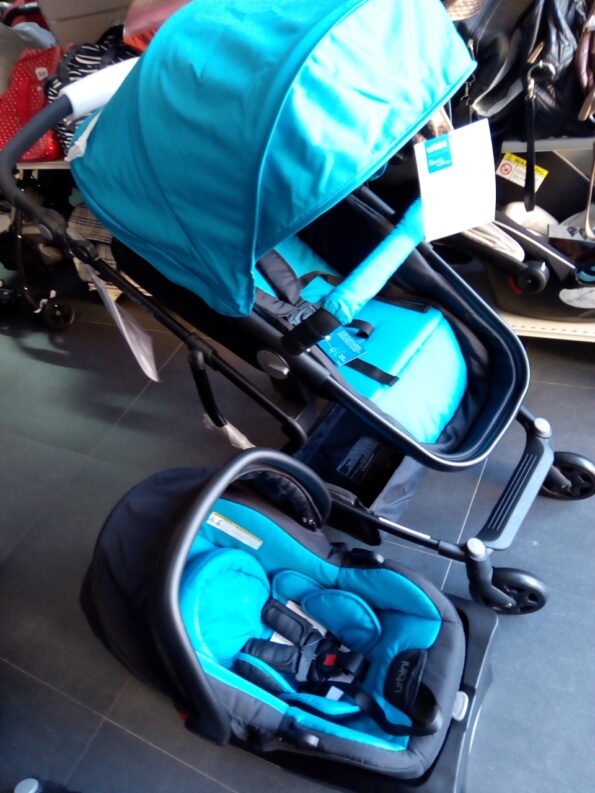 Poussette réversible 3in1 d’Urbini™ – Bleu-8621