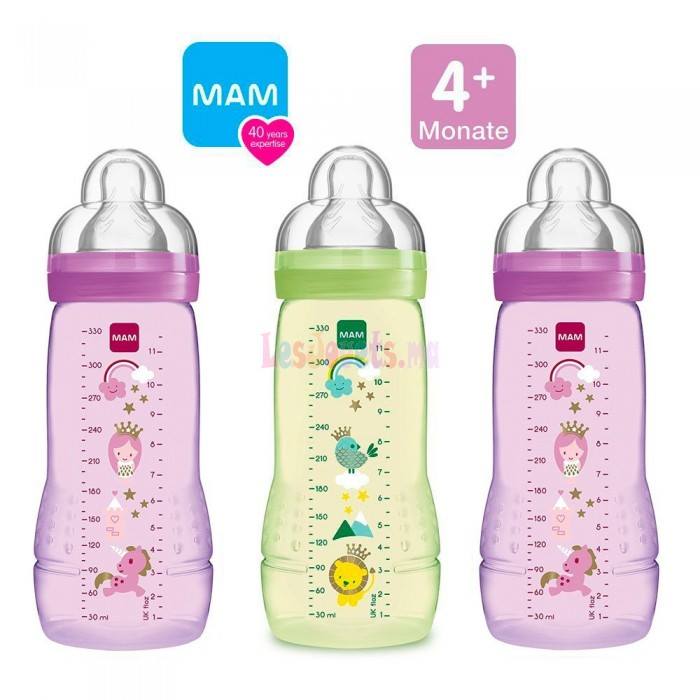 MAM : Biberon easy active 330ml - Allobebe Maroc