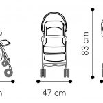 Poussette MINI LARGE TWIGGY – BREVI