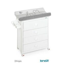 Commode + Baignoire Olimpia Blanche lapin – BRÉVI-7114