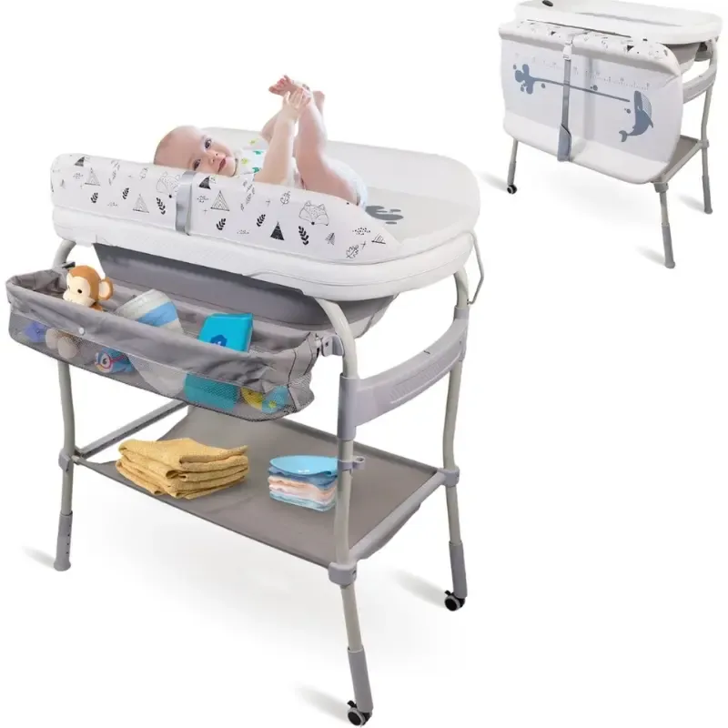 table de change et bain bébé kidilo