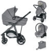 Poussette Trio Ovo Premium Gris
