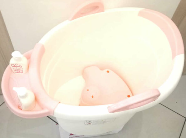Baignoire Profond de bain avec support + accessoires -7428