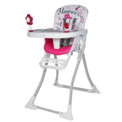 chaise haute rose mon bebe
