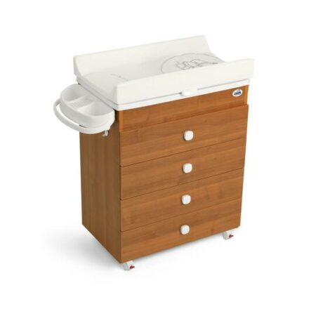 commode table a langer en bois