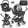 trio poussette + nacelle + maxi cosi + sac à langer 2018