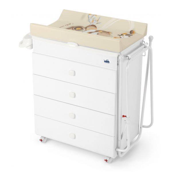 Commode A Langer Bois Avec Baignoire Asia 0m Cam Allobebe Maroc