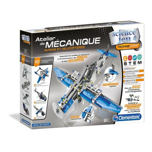 clementoni avions et helicoptéres