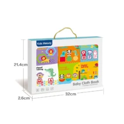 Livre en Tissu Sensoriel pour Bébé