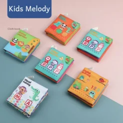 Livre en Tissu Sensoriel pour Bébé