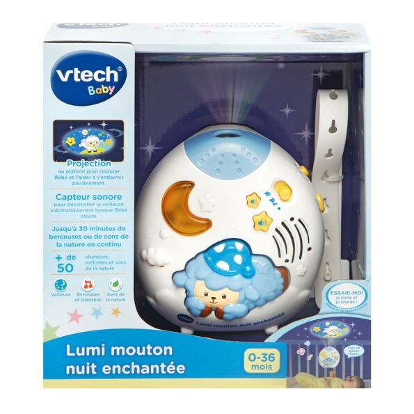 VTECH – Lumi mouton nuit enchantée bleu-7939