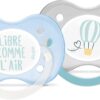 Sucettes Anatomiques symetrique 6+ Mois : Confort et Développement Bucco-Dentaire Sain