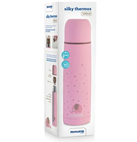 Thermos 500ml Rose - Miniland-0
