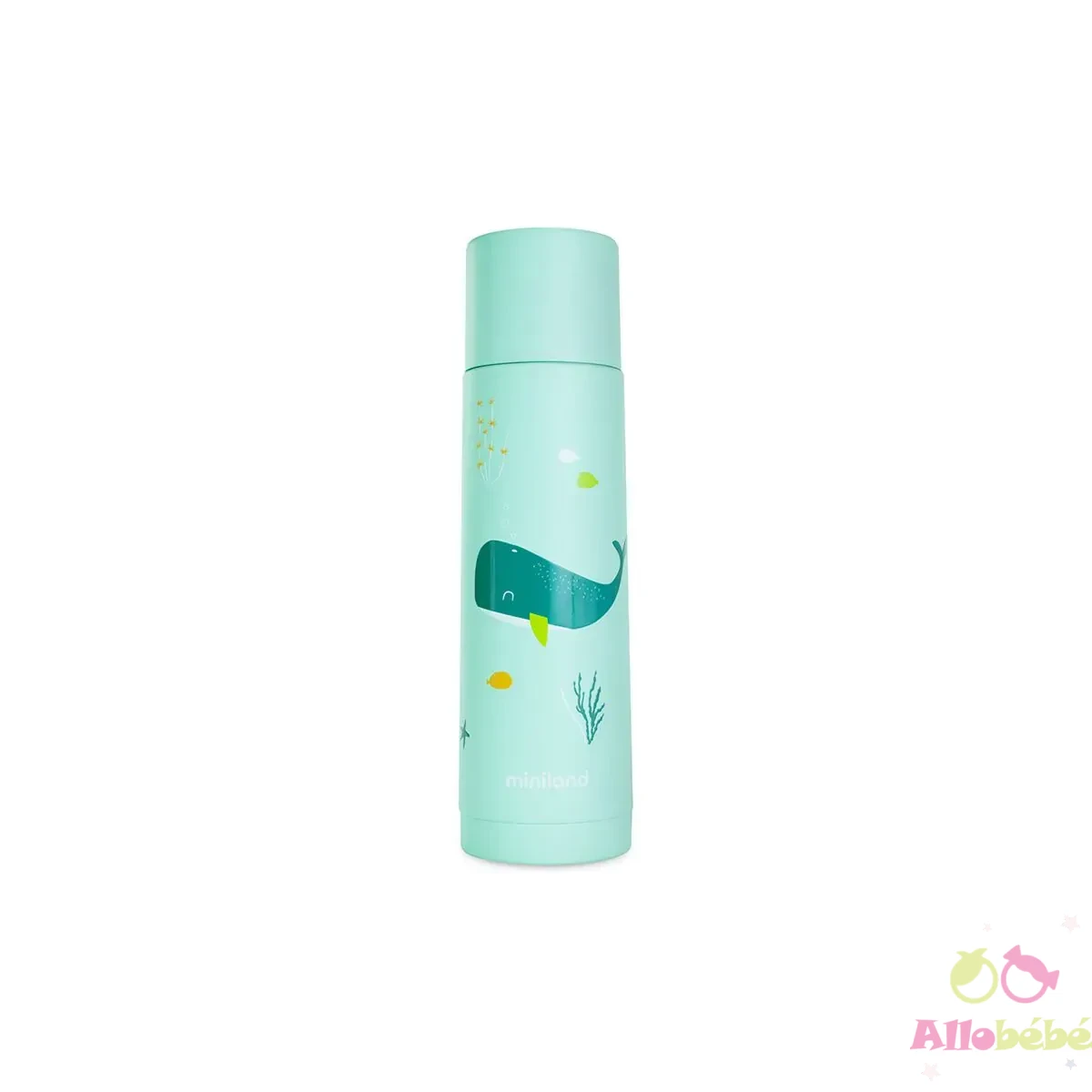 Thermos Miniland 500 ml – Baleine – Maintien de température 24h