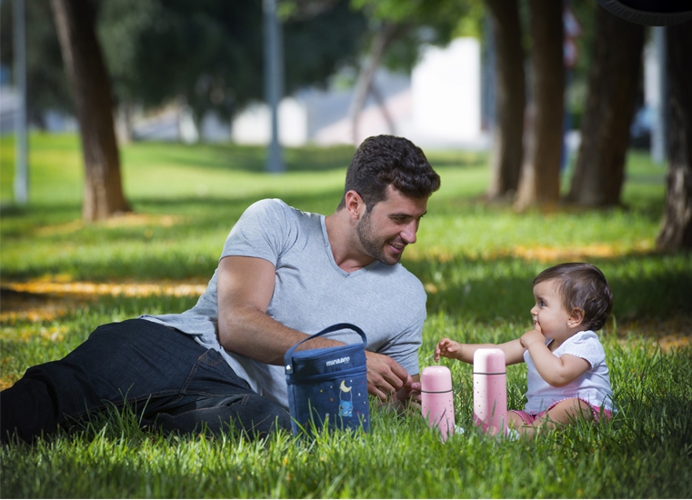 Thermos 500ml Bleu - Miniland - Allobebe Maroc