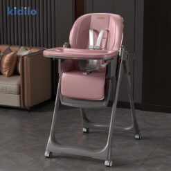 Chaise haute multifonctionnelle 8122 - Kidilo rose