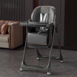 Chaise haute multifonctionnelle 8122 - Kidilo grise