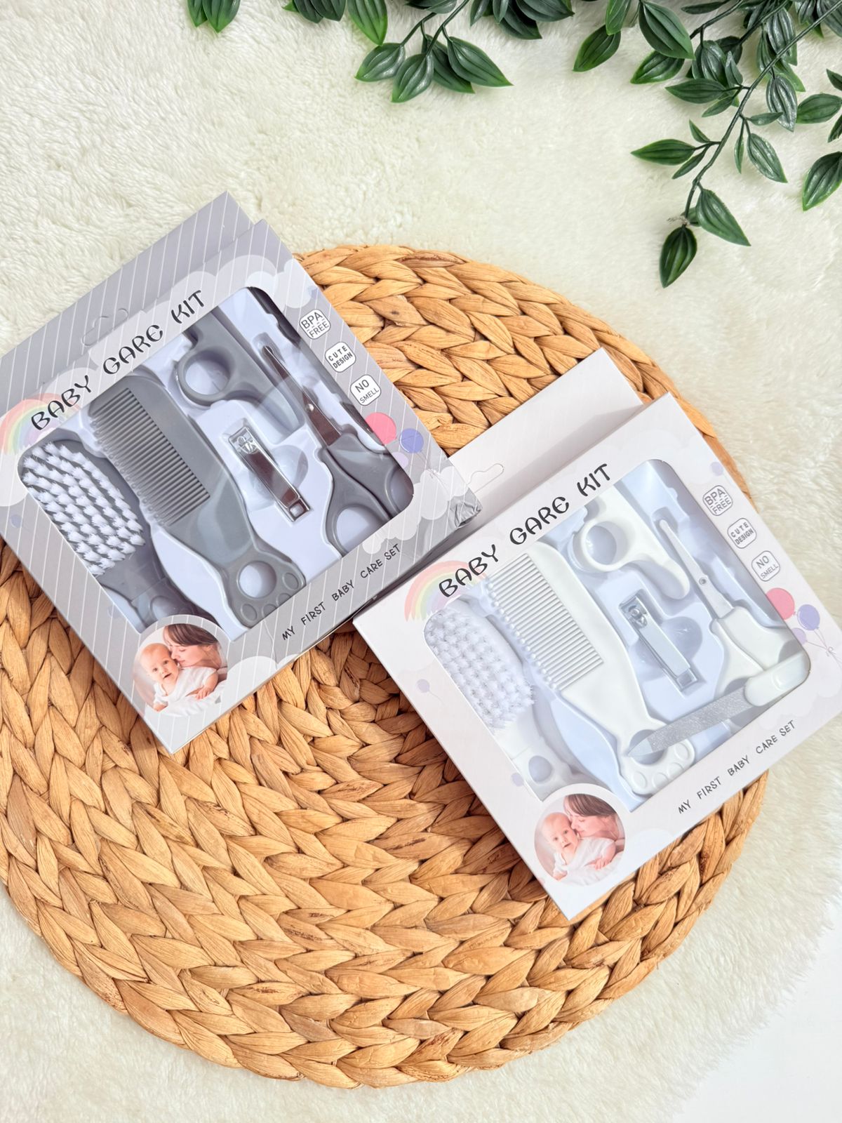 Set de Soin et Manucure Bébé avec Ciseaux et Brosse
