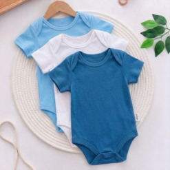 Lot de 3 Bodies en Coton Pur garcon - Qualité Premium