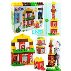Blocks - Jeu de construction d'une "Ferme Sympathique" avec 42 pièces (Jeu éducatif)-9165