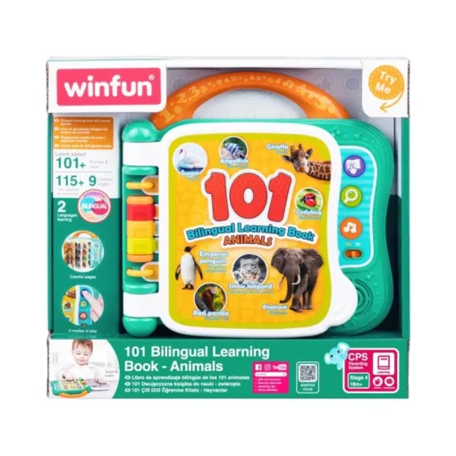 Winfun livre 101 Bilingual Learning Book – Animals