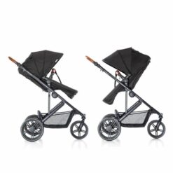 HAUCK Poussette combinée Trio Pack Pacific 3 - Caviar-9451