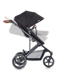 HAUCK Poussette combinée Trio Pack Pacific 3 - Caviar-9448