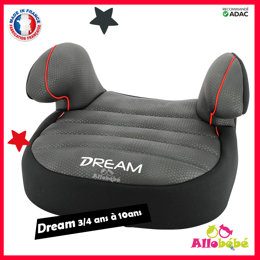 Rehausseur Dream Confort - Groupe 2/3 - Gris