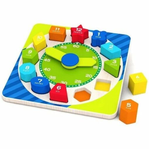 Puzzle Horloge en bois