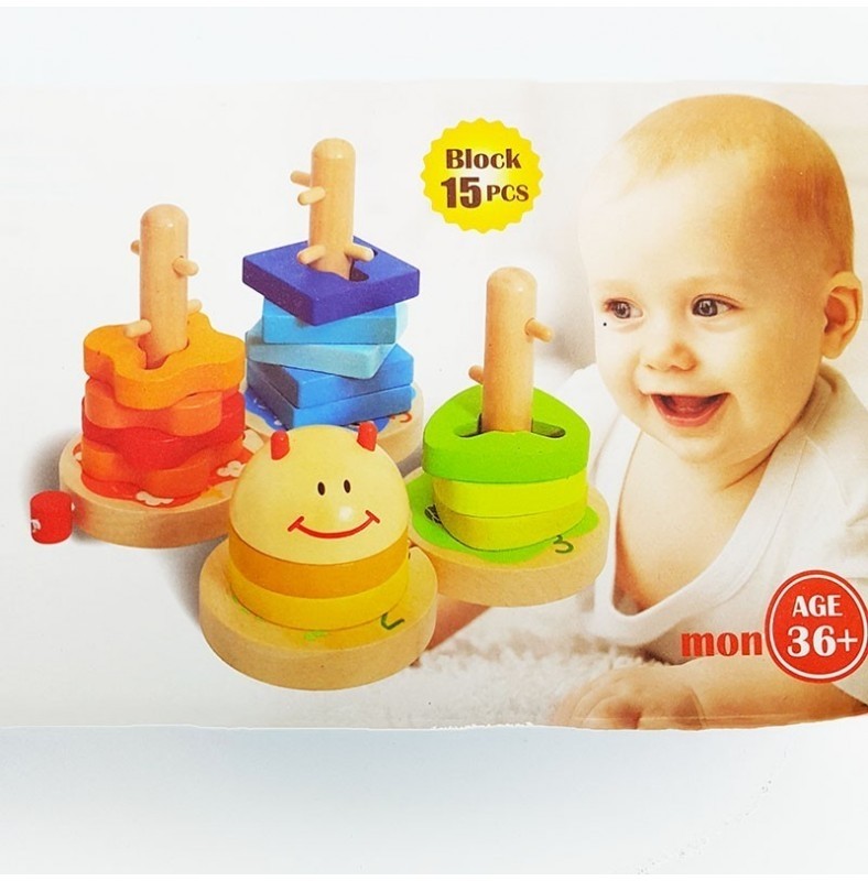 Vi Vi Wood - Jeu de géométrie en bois-9822