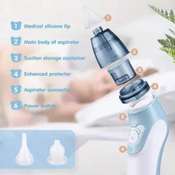 Aspirateur Nasal Mouche nez bébé éléctrique - VANCOCON