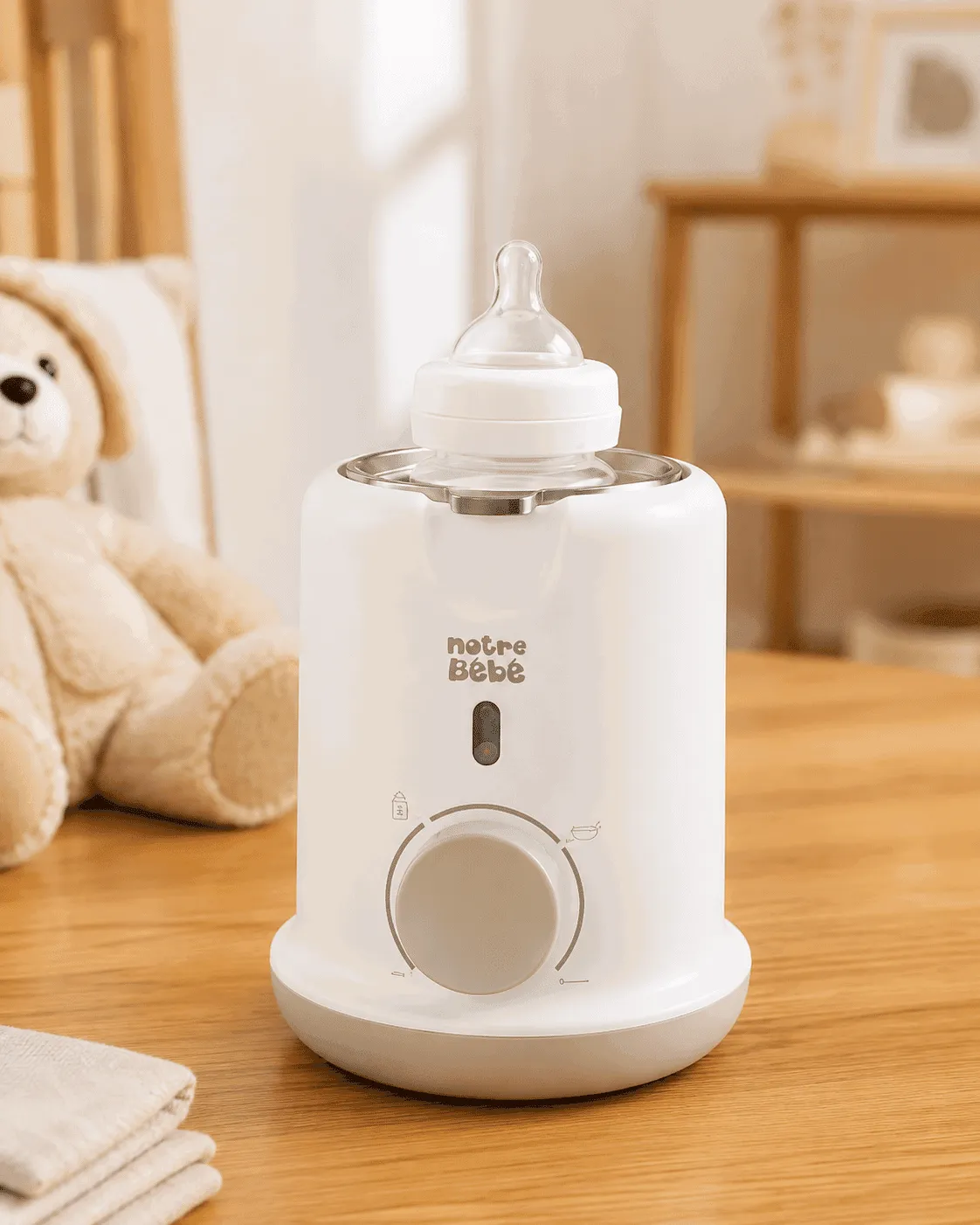 Chauffe-biberon multifonction Notre Bébé disponible chez Allobebe Maroc
